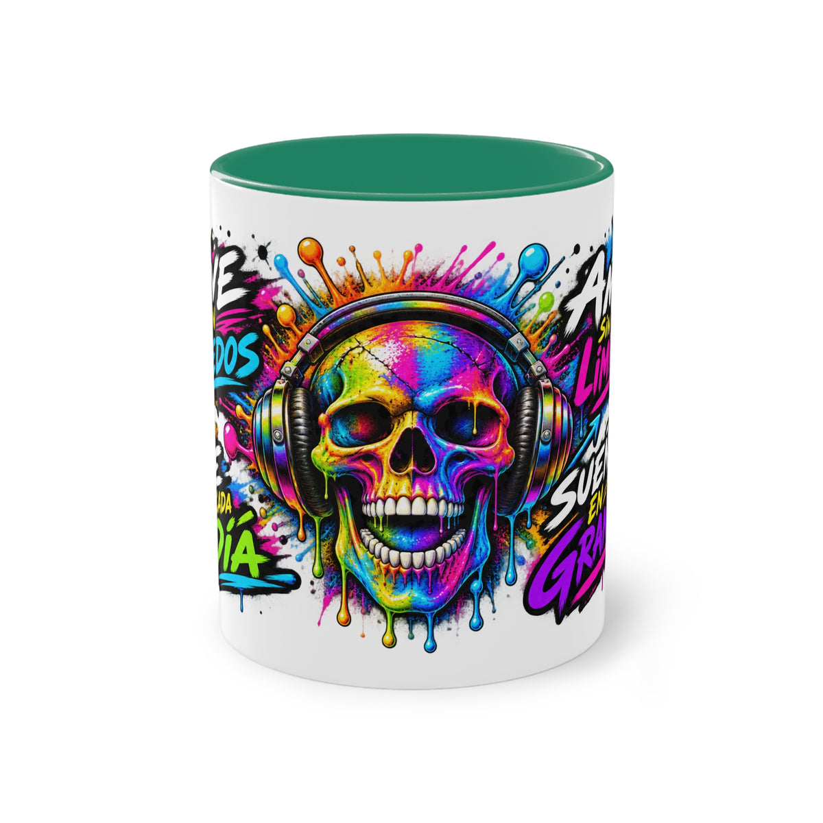 Taza Calavera Vive Sin Miedos | Detallia