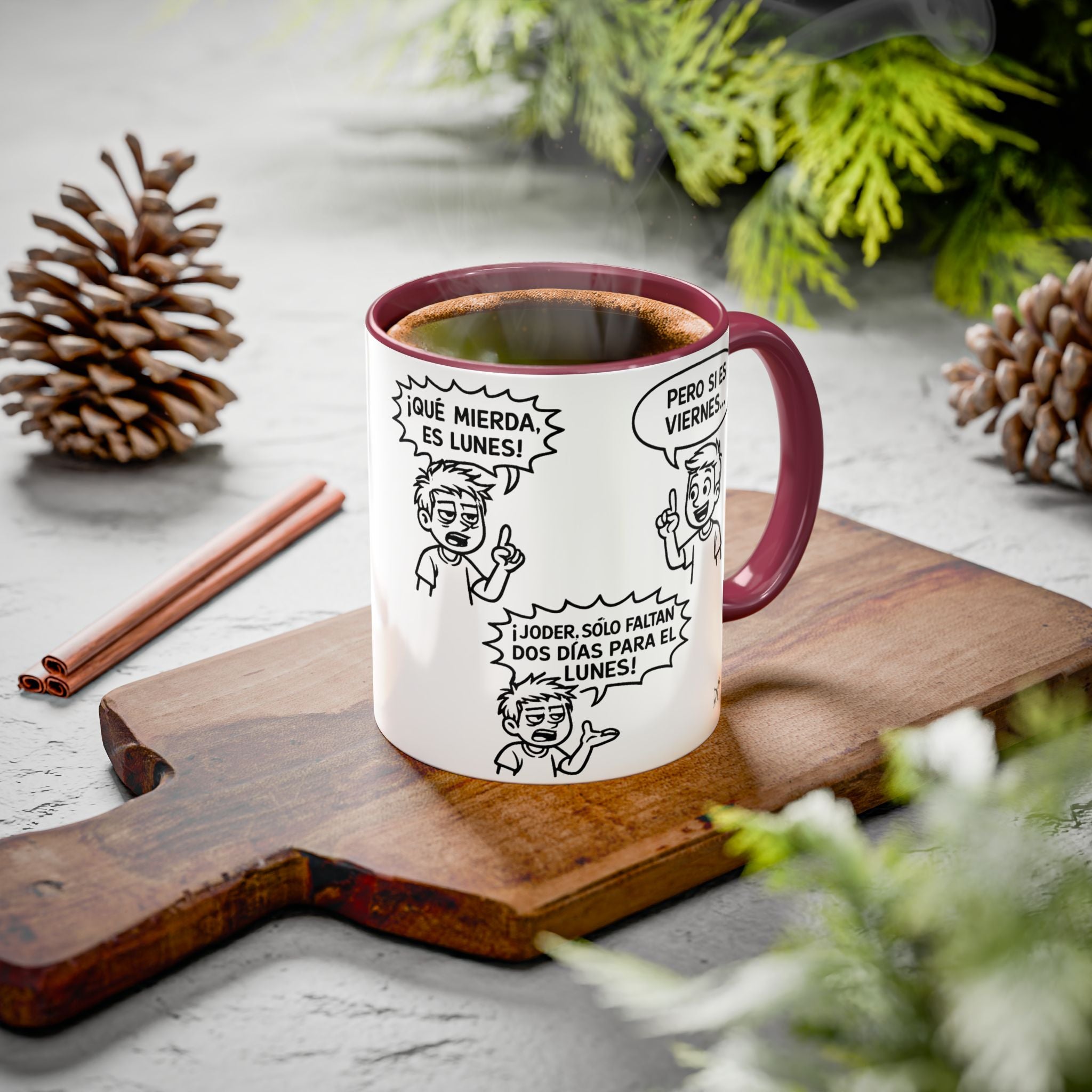 Taza "¡Qué Mierda, Es Lunes!" | Detallia