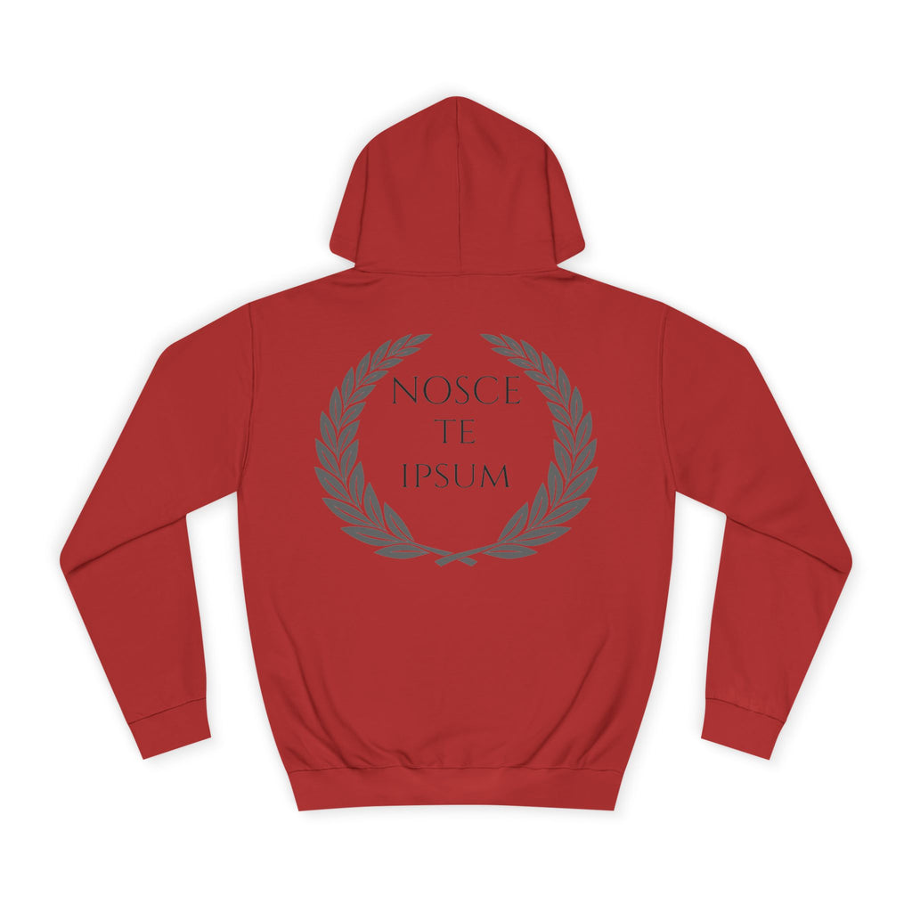 Sudadera Estoica "Nosce Te Ipsum" | Diseño Clásico con Corona de Laurel | Detallia