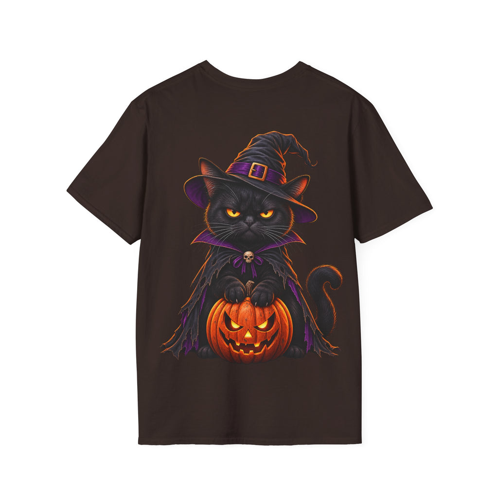 Camiseta Gato Brujo de Halloween | Detallia