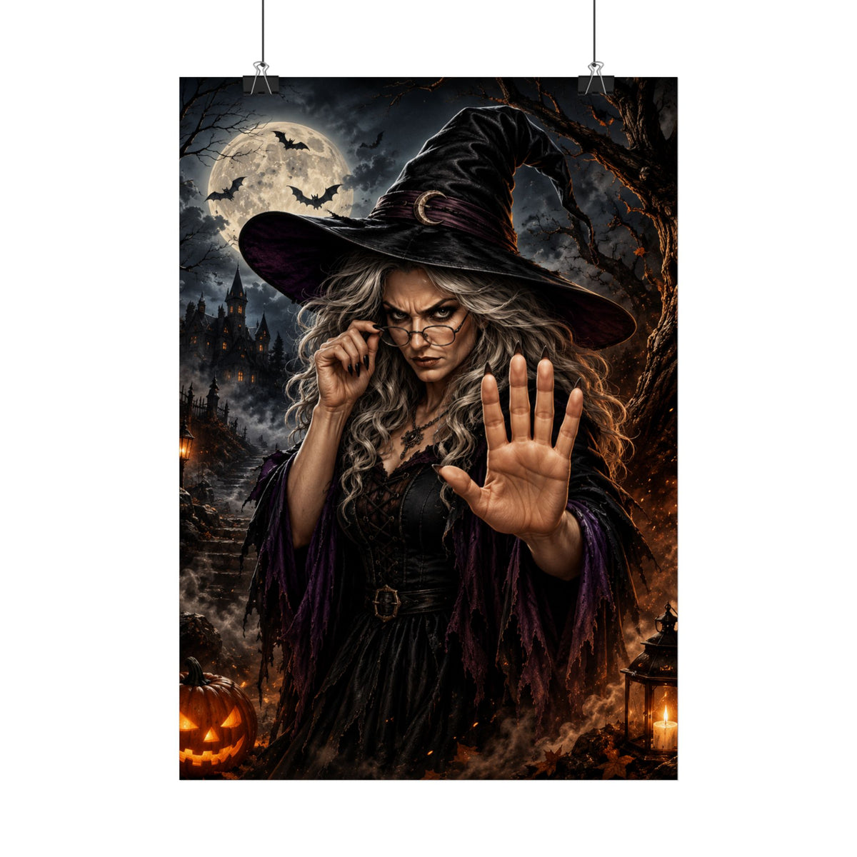 Póster Bruja de Halloween | Detallia