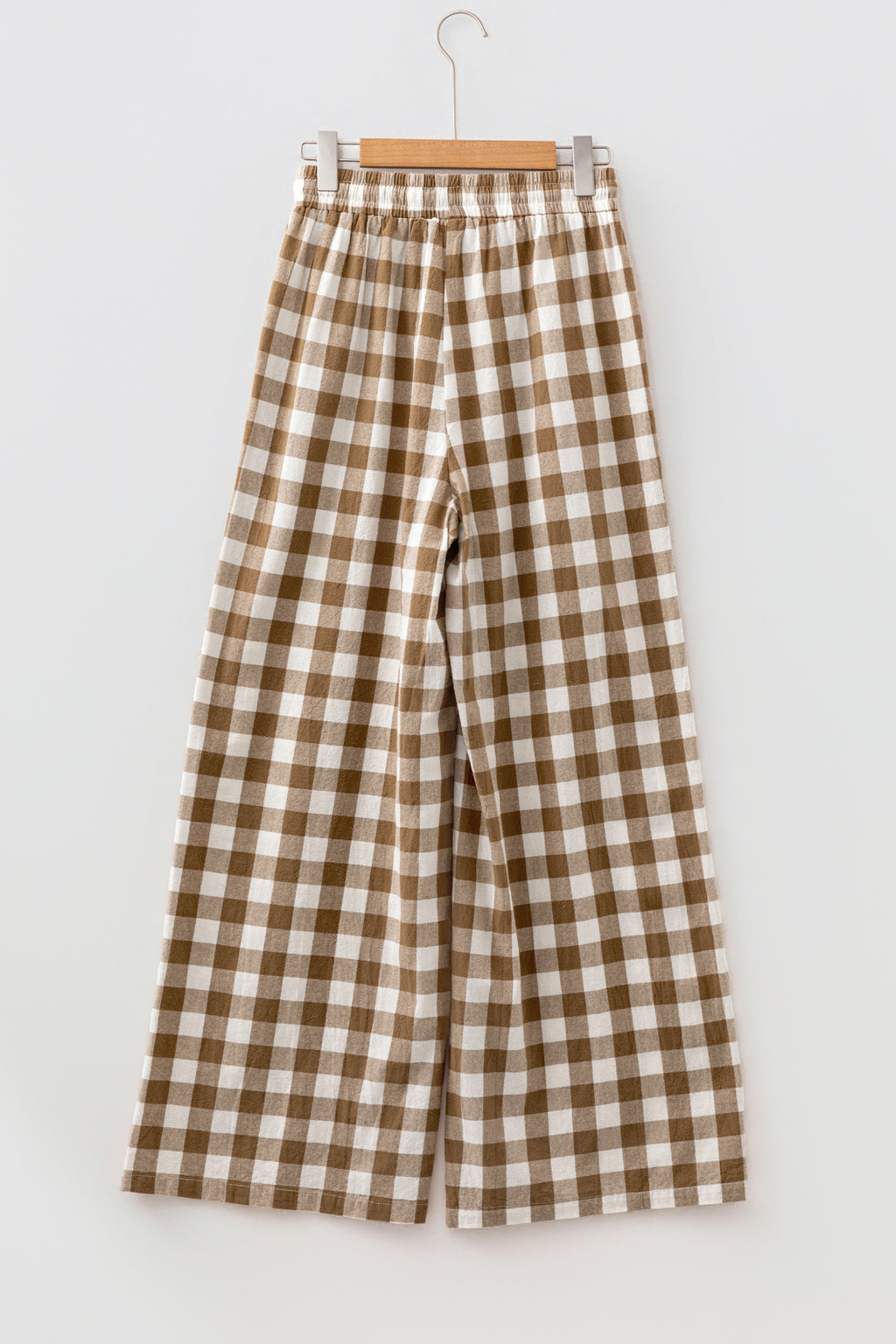 Pantalón de Cuadros Vichy con Cintura Elástica | Detallia