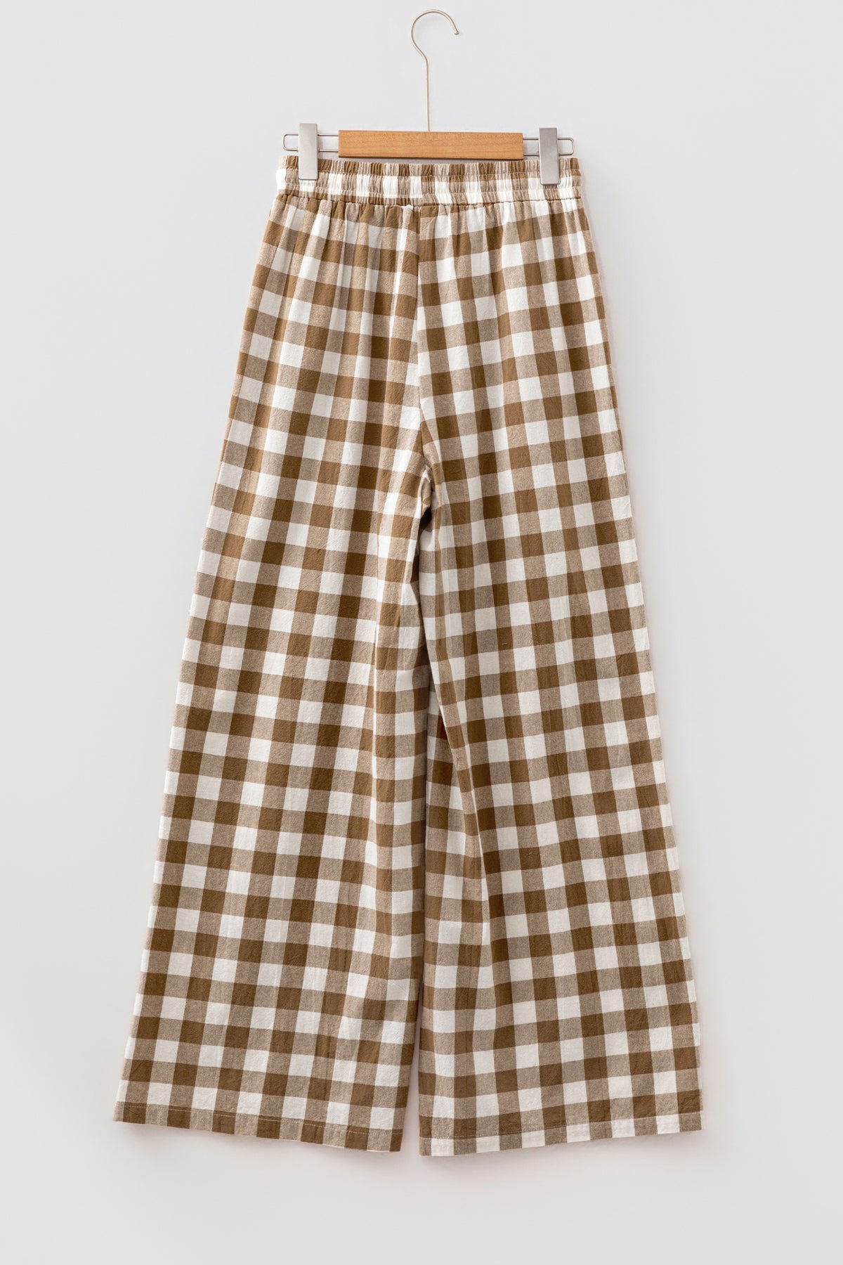 Pantalón de Cuadros Vichy con Cintura Elástica | Detallia