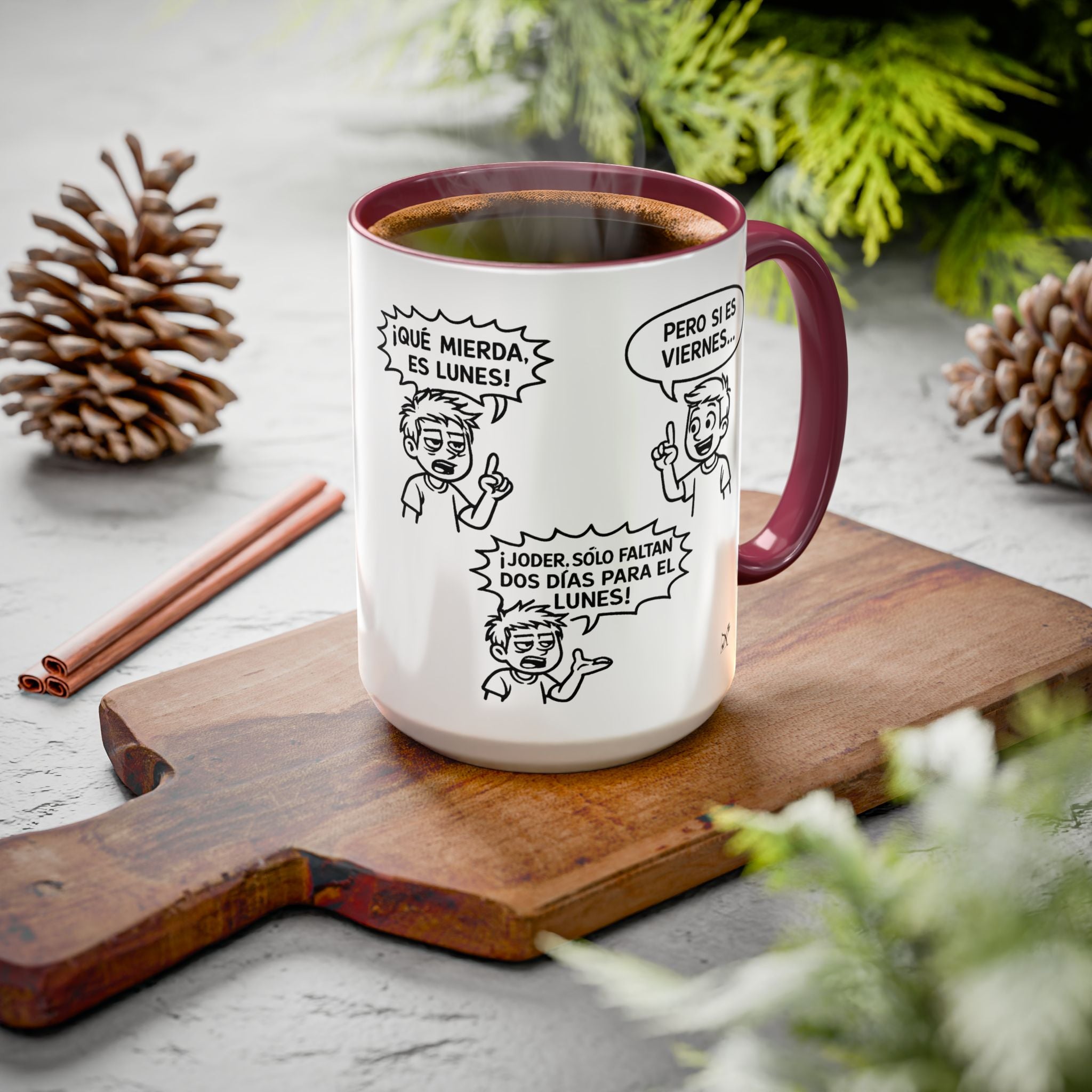 Taza "¡Qué Mierda, Es Lunes!" | Detallia