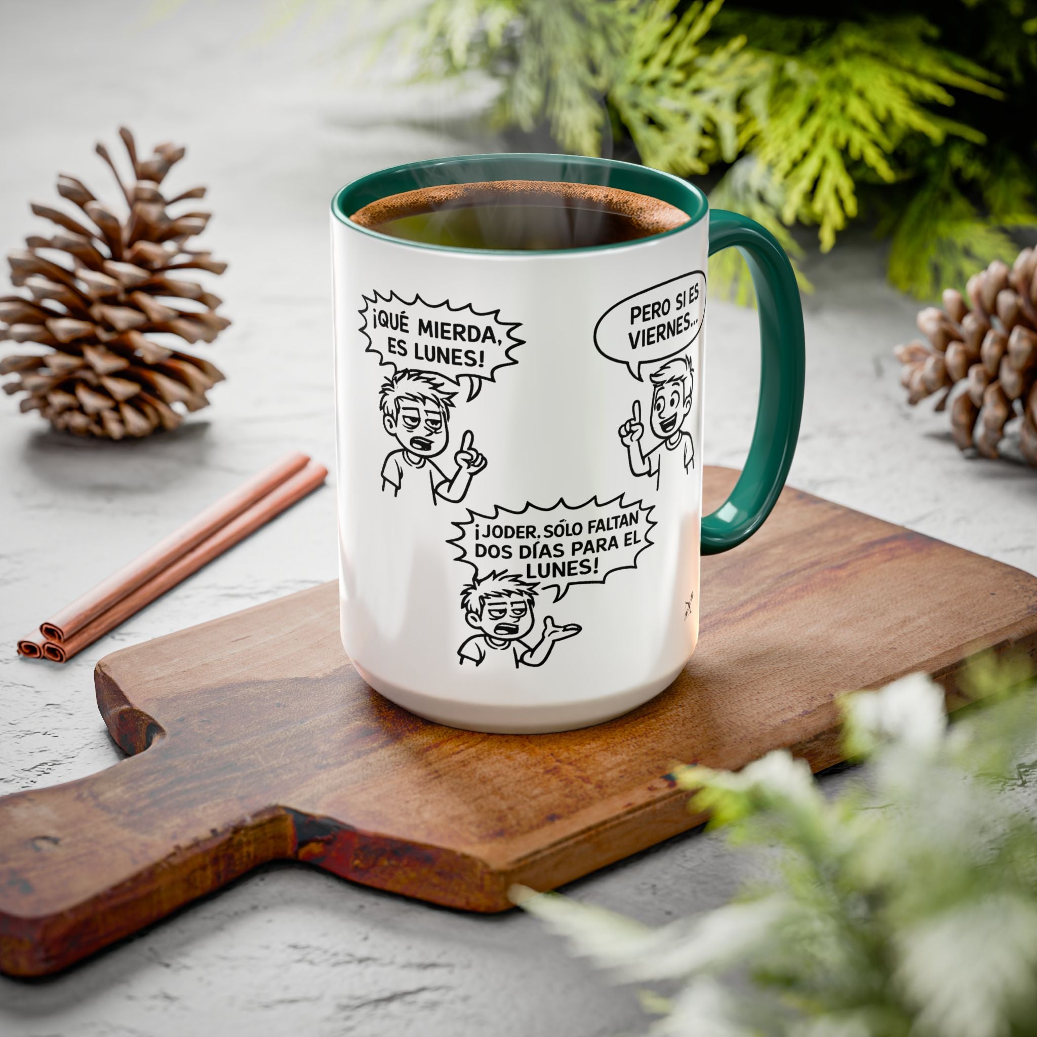 Taza "¡Qué Mierda, Es Lunes!" | Detallia