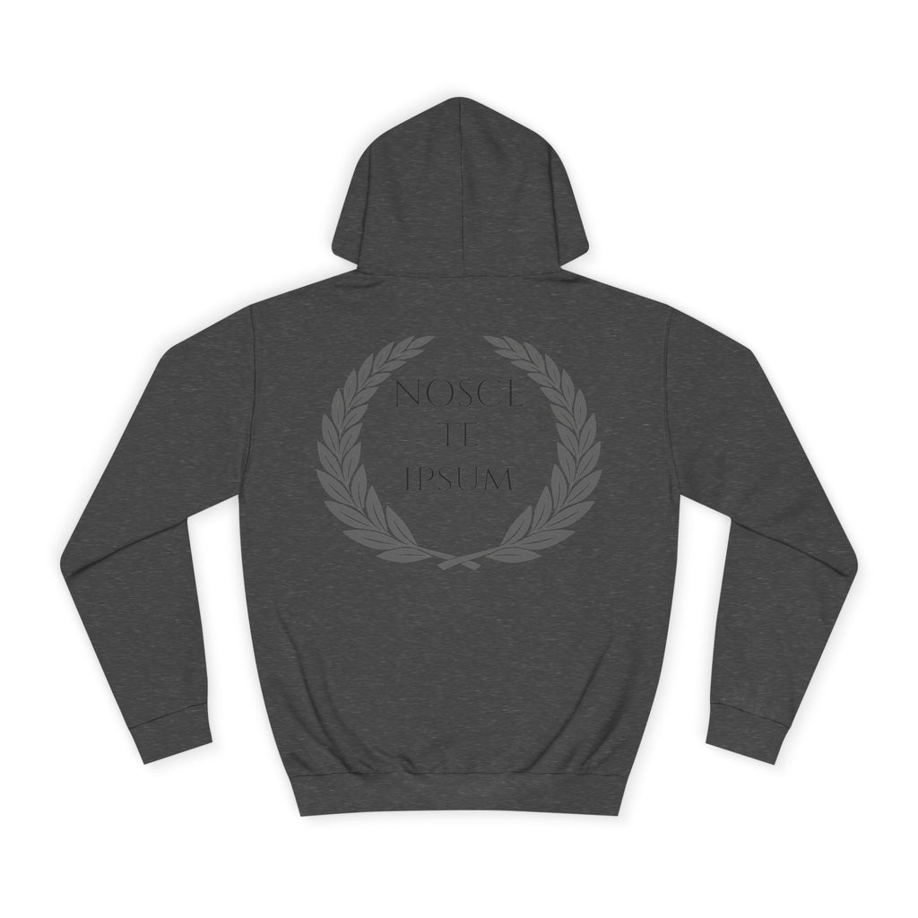 Sudadera Estoica "Nosce Te Ipsum" | Diseño Clásico con Corona de Laurel | Detallia
