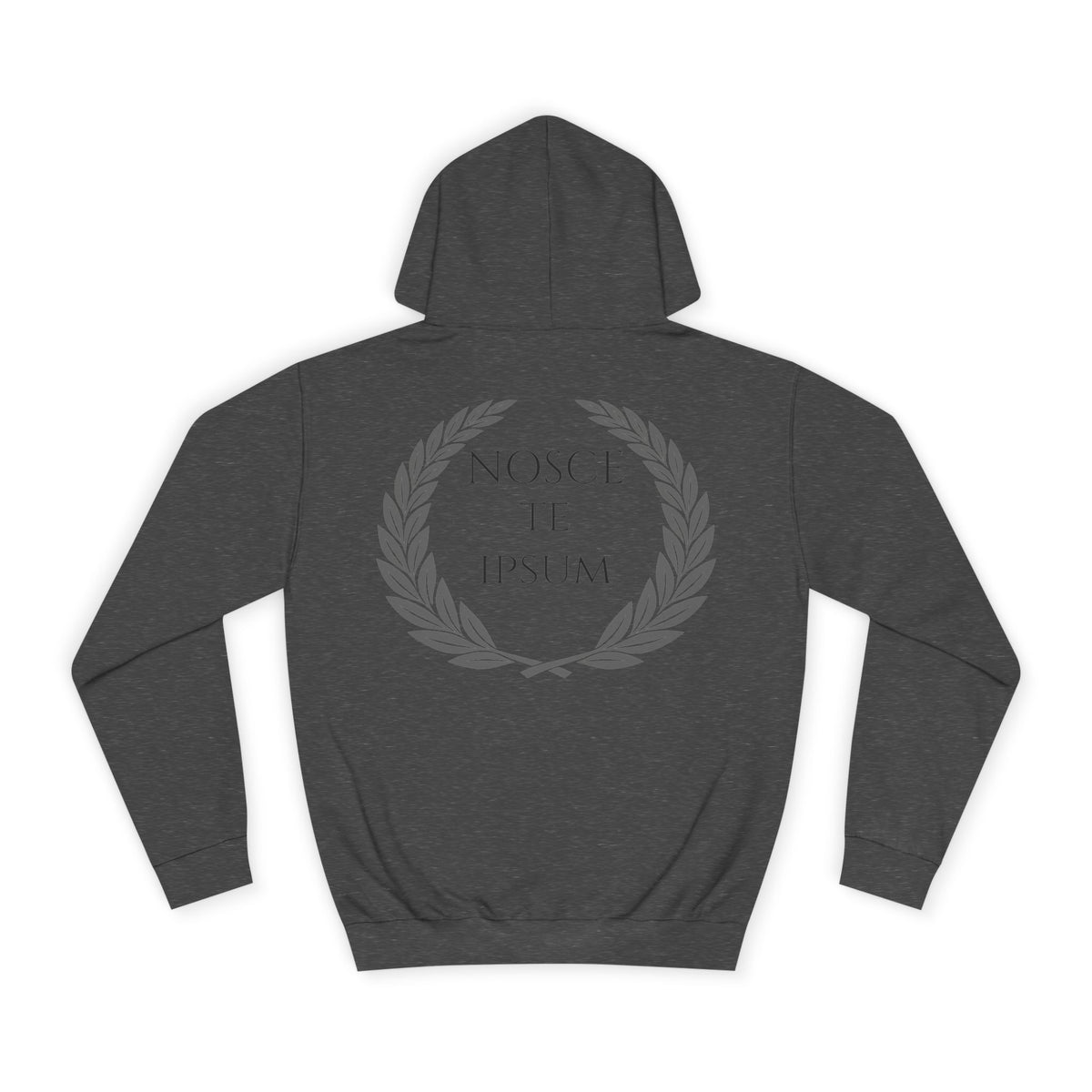 Sudadera Estoica "Nosce Te Ipsum" | Diseño Clásico con Corona de Laurel | Detallia