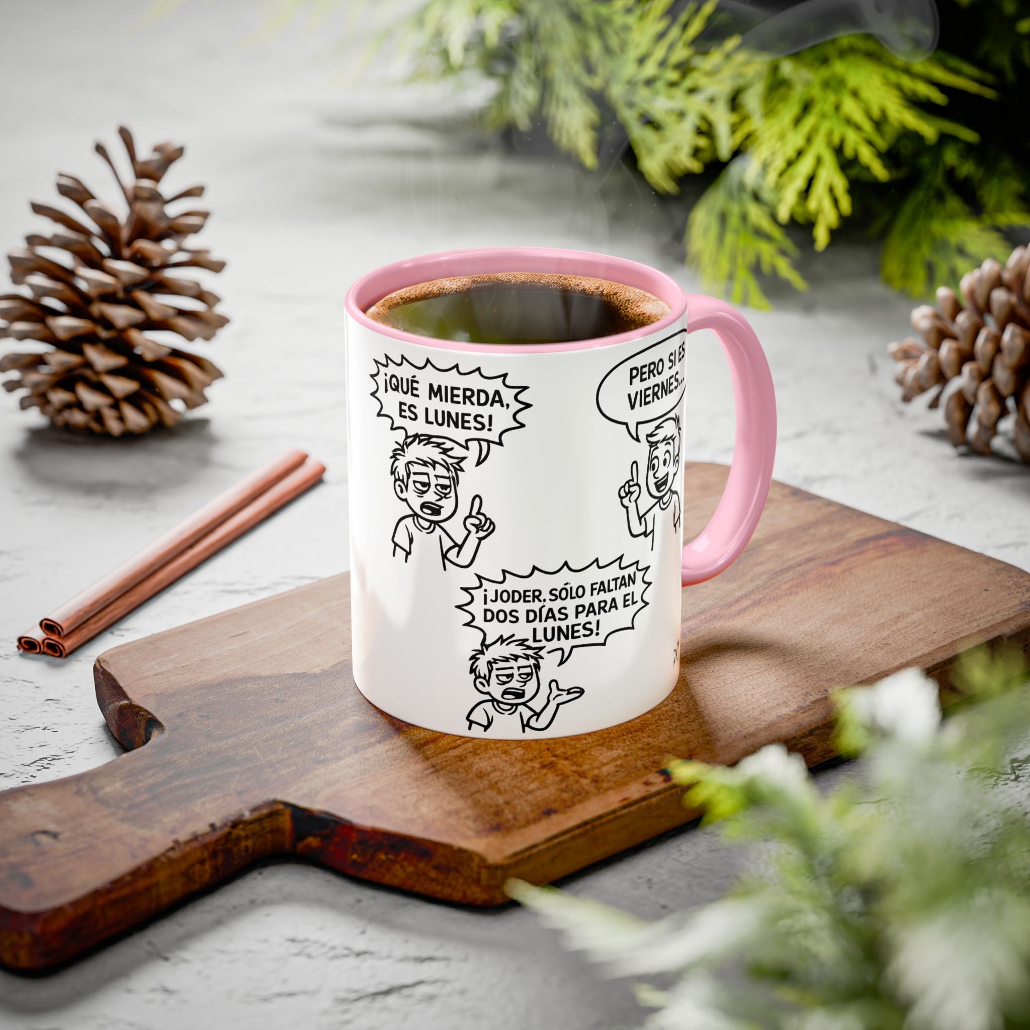 Taza "¡Qué Mierda, Es Lunes!" | Detallia
