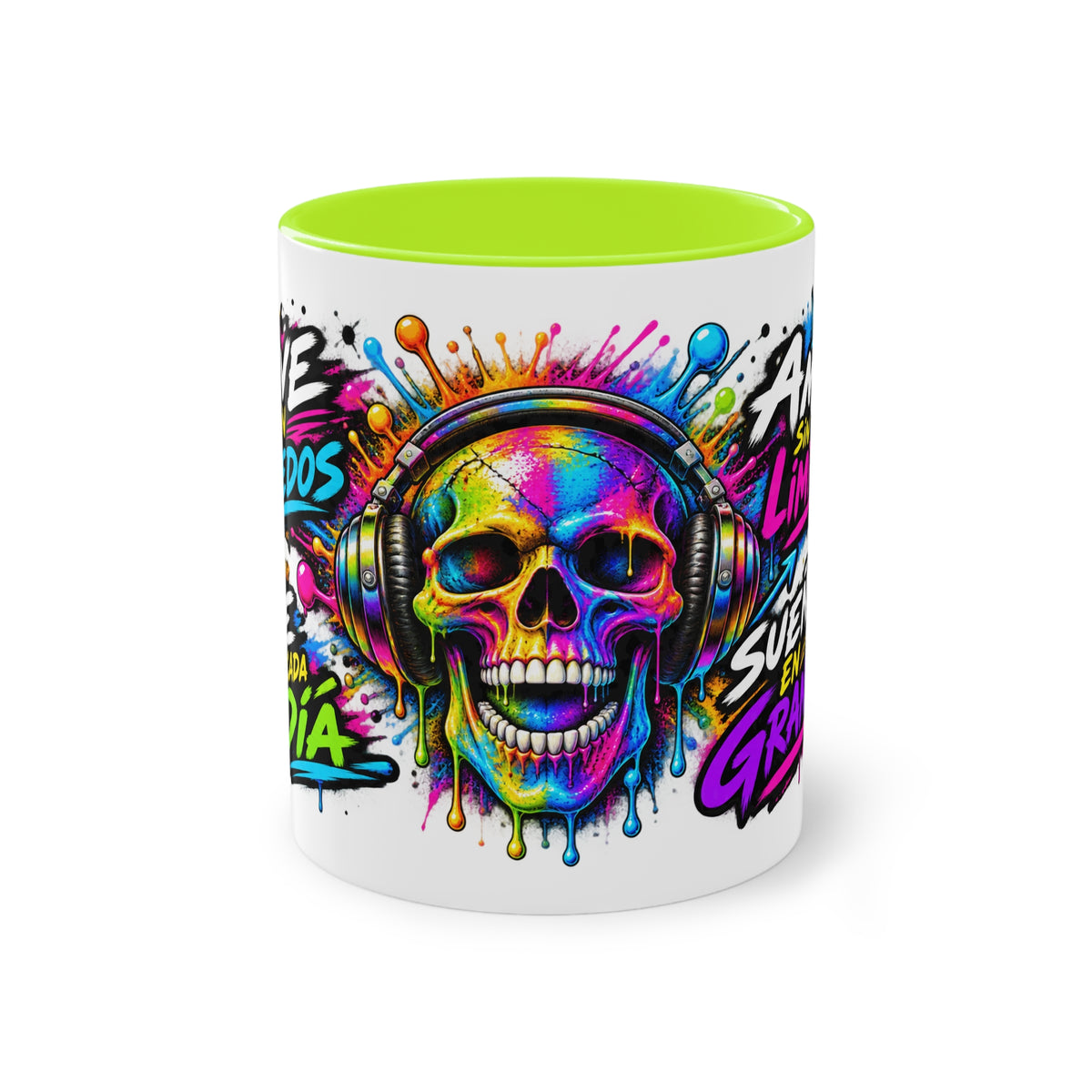 Taza Calavera Vive Sin Miedos | Detallia