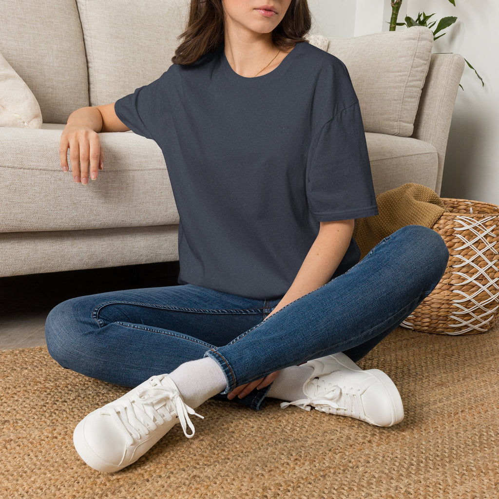Camiseta Lobo Azul Místico - vista frontal del estampado