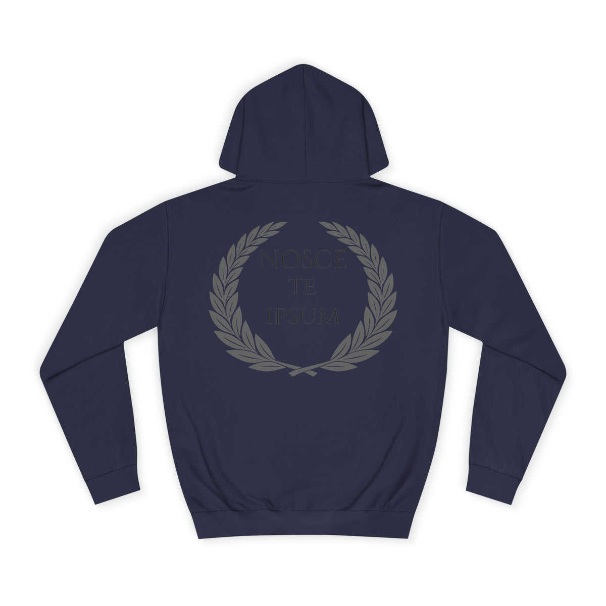 Sudadera Estoica "Nosce Te Ipsum" | Diseño Clásico con Corona de Laurel | Detallia