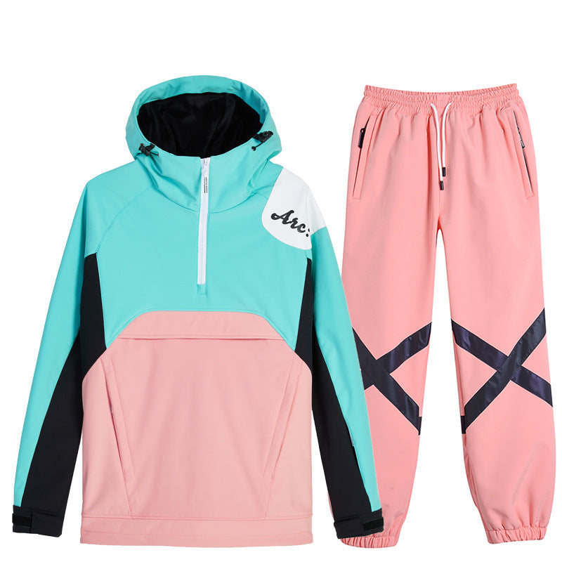 Conjunto de Esquí Cortavientos de Invierno