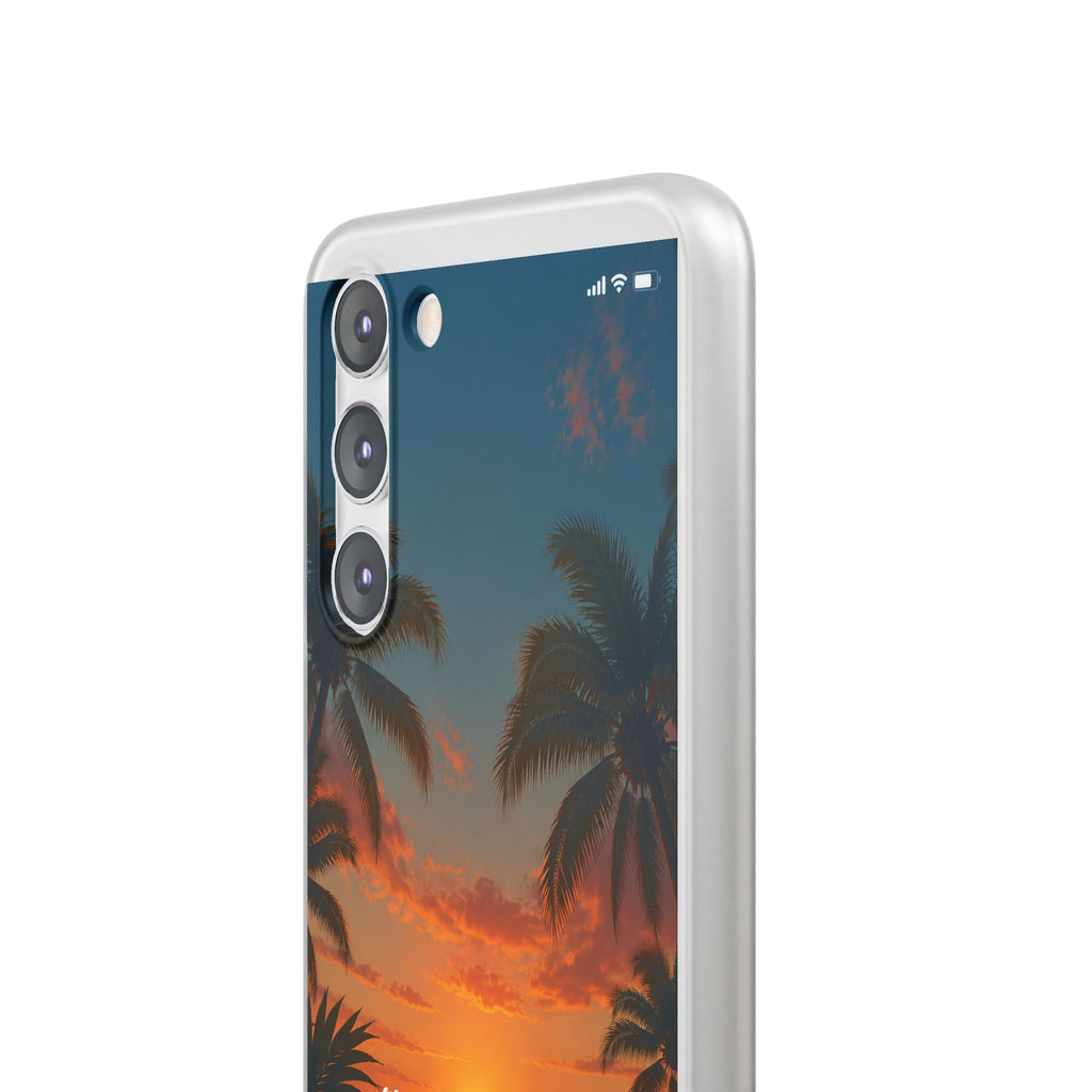 Funda Móvil Llamada Atardecer Tropical | Detallia