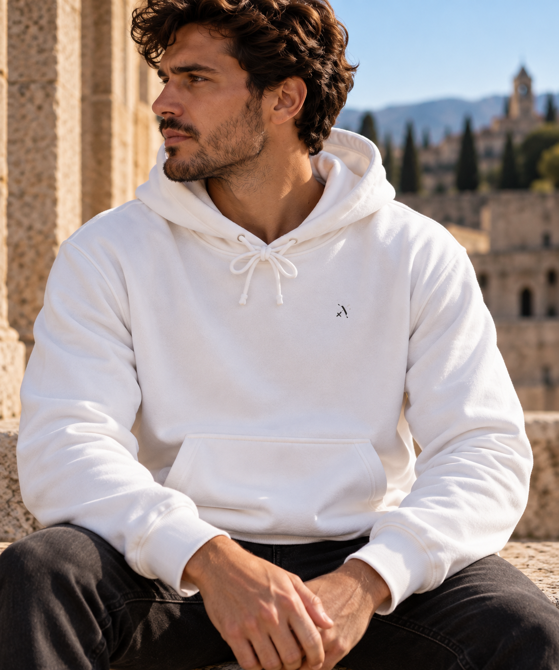 Sudadera La Suerte Favorece a los Preparados - vista frontal