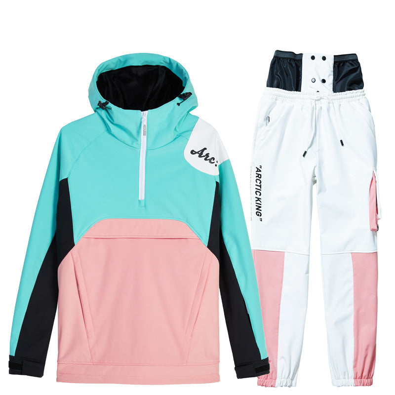 Conjunto de Esquí Cortavientos de Invierno