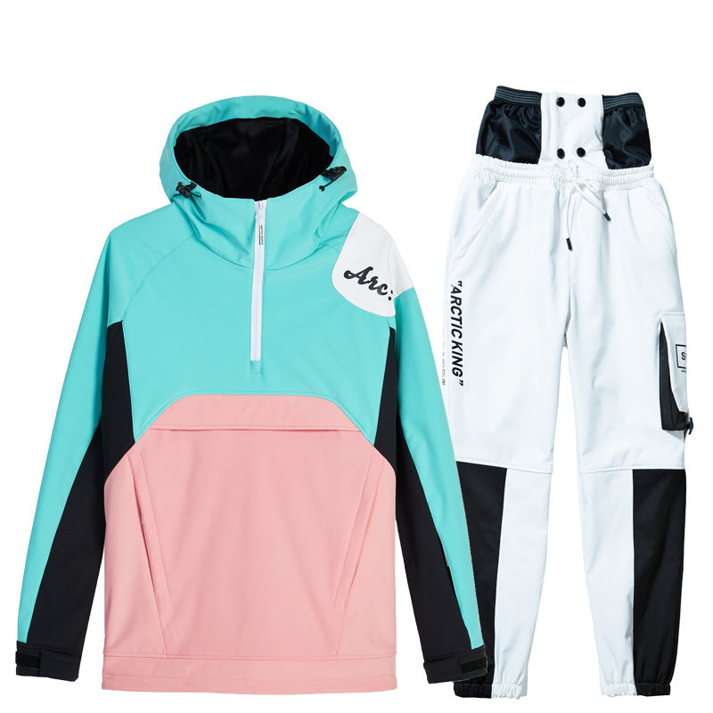 Conjunto de Esquí Cortavientos de Invierno
