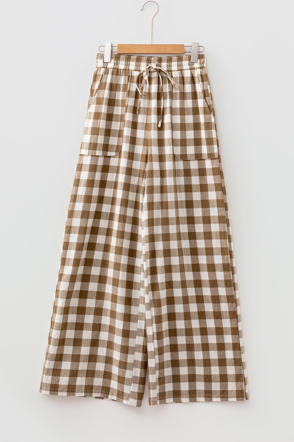 Pantalón de Cuadros Vichy con Cintura Elástica | Detallia