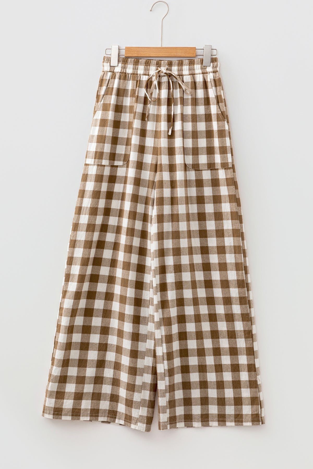 Pantalón de Cuadros Vichy con Cintura Elástica | Detallia