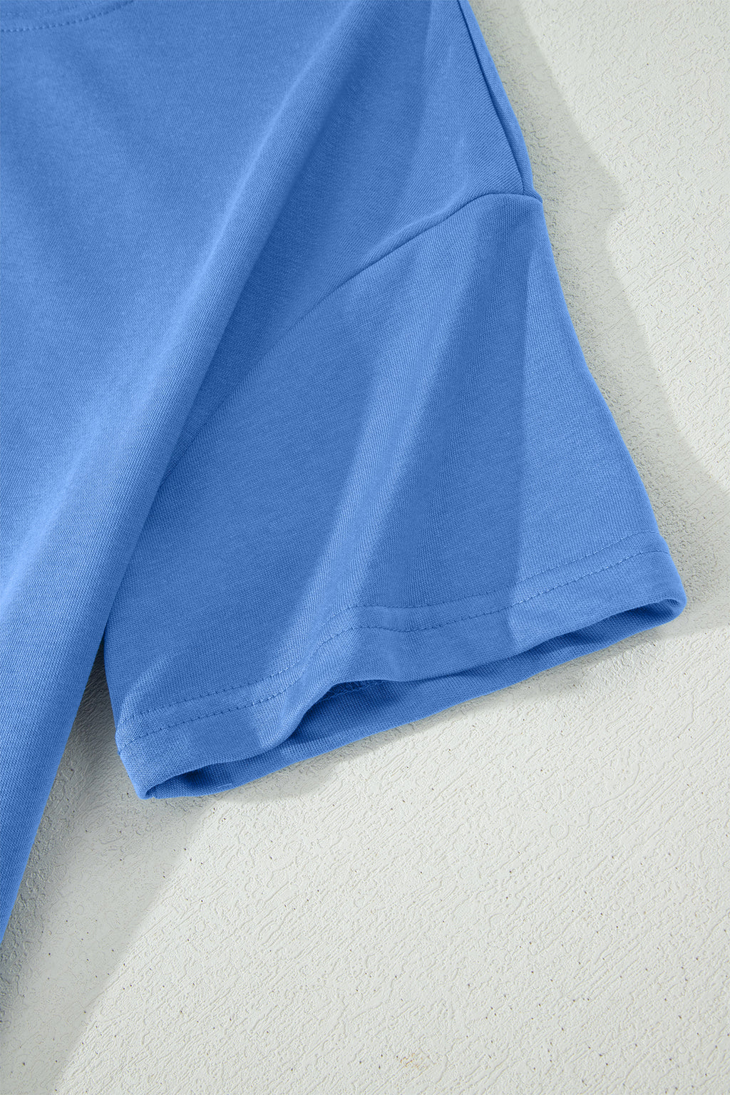 Conjunto Azul Cielo de Camiseta Oversize y Pantalón con Bolsillos | Detallia