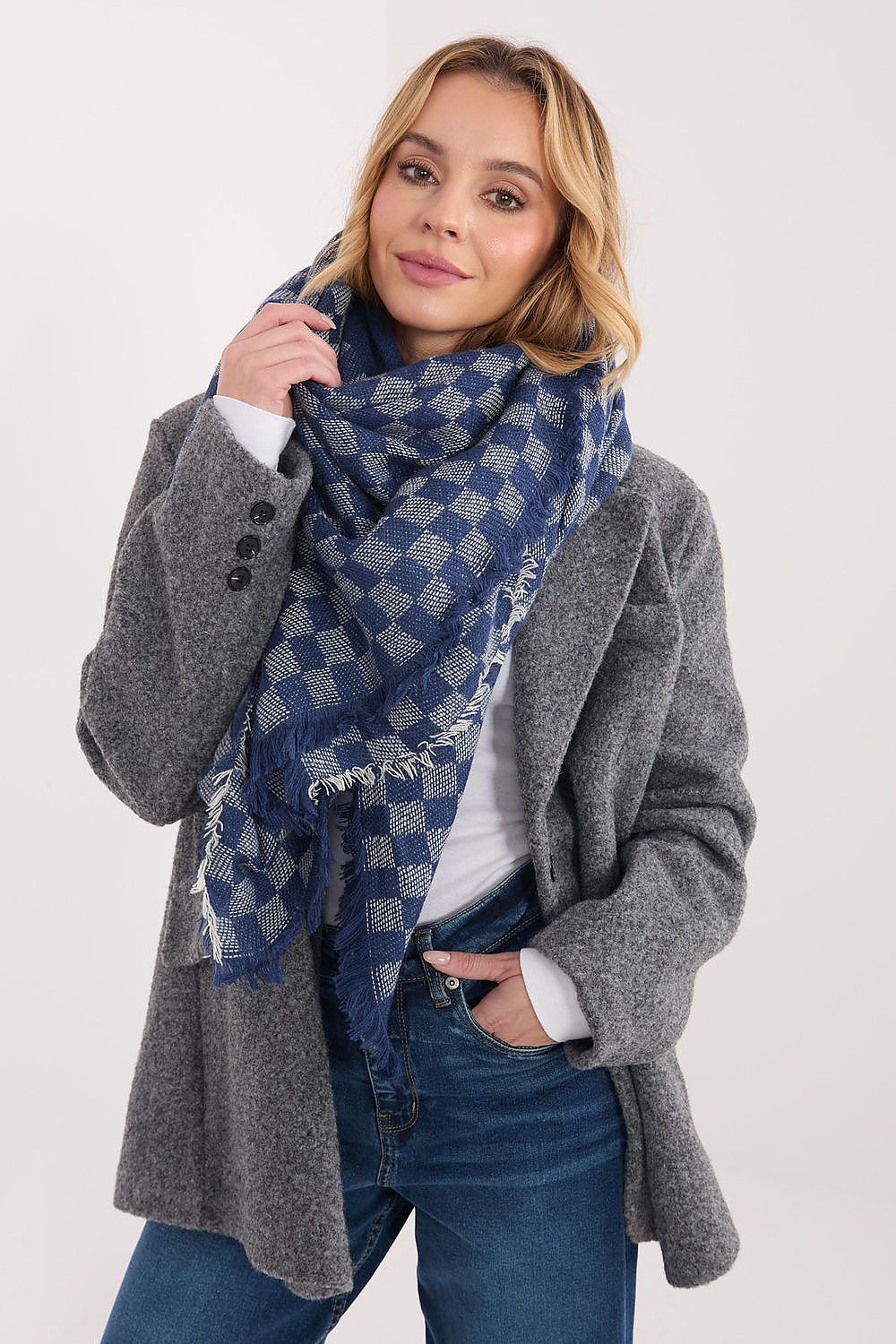 Shawl model 222304 Factory Price 