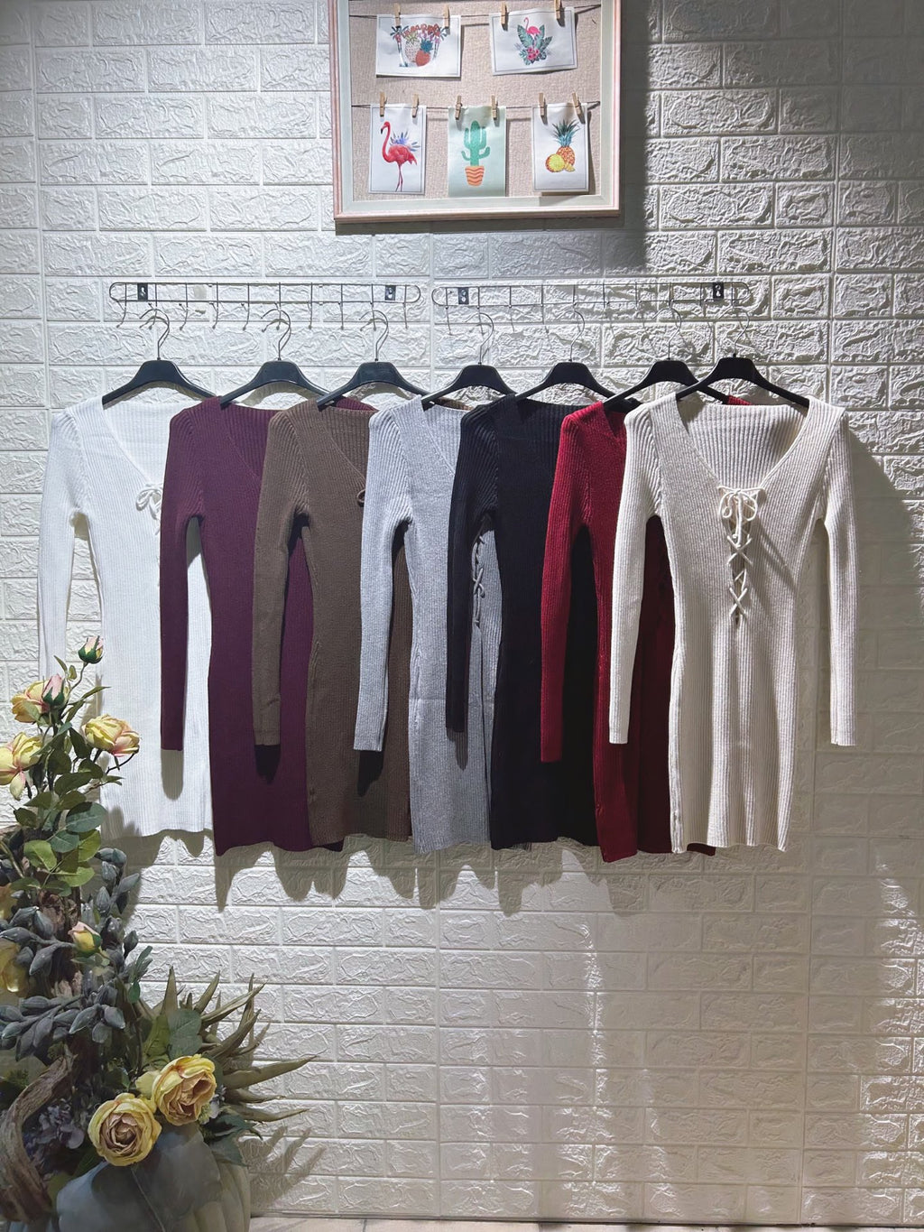 Vestido Marisel de Punto con Cordones | Detallia