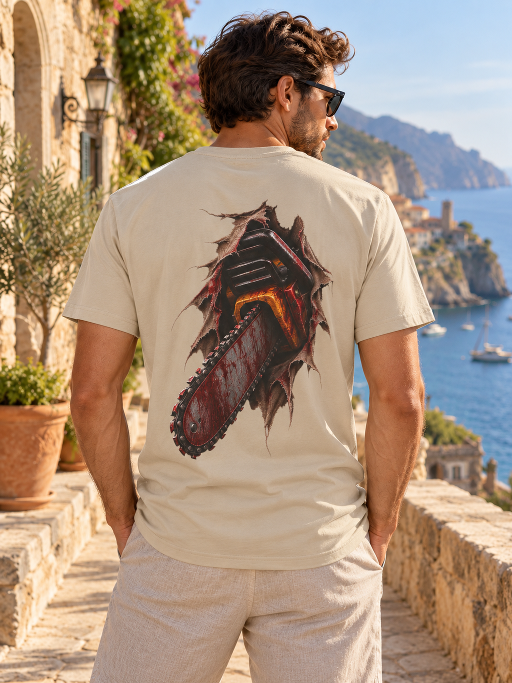 Camiseta Motosierra Sangrienta | Detallia