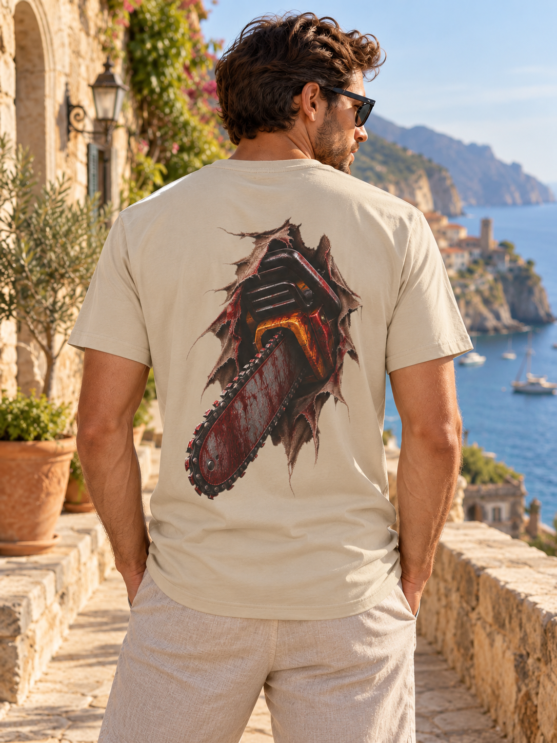 Camiseta Motosierra Sangrienta | Detallia