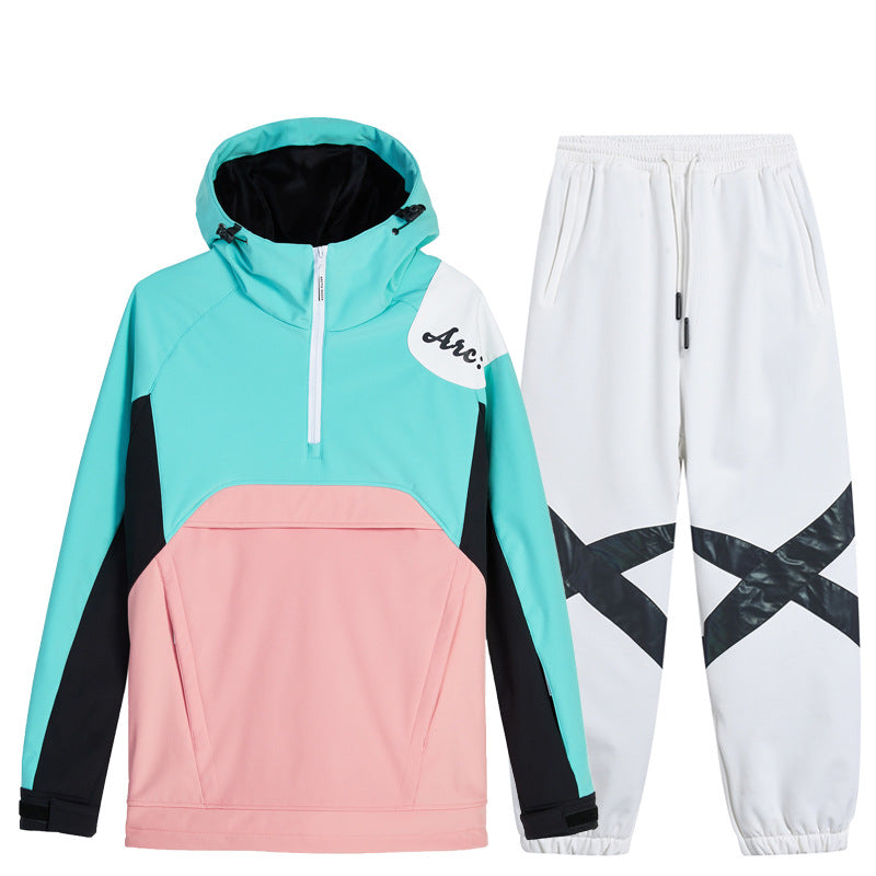 Conjunto de Esquí Cortavientos de Invierno